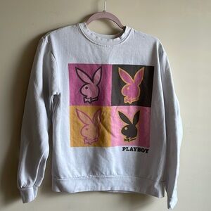 Playboy Bunny Crewneck Pull Over Sweater